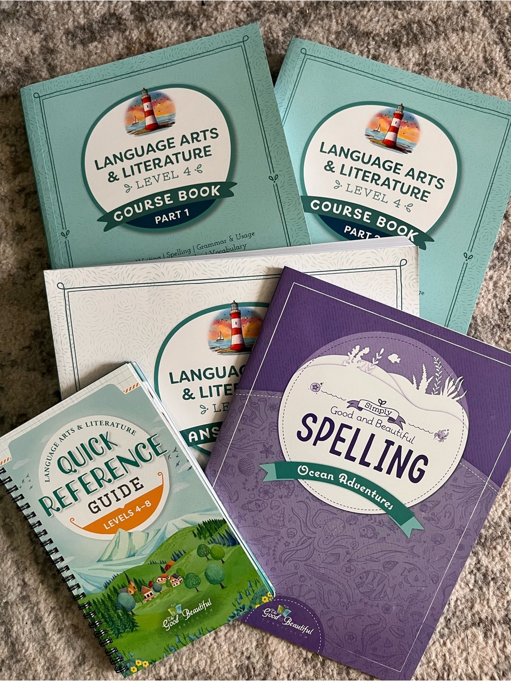 New! The good and the beautiful language arts level 4 bundle